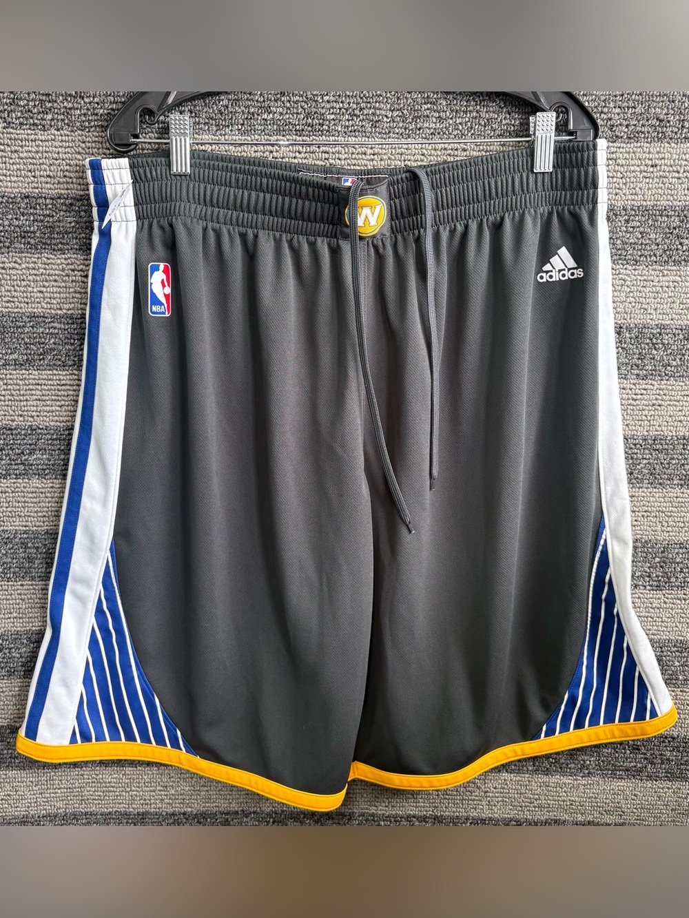 2014 Adidas Golden State Warriors NBA Basketball Swingman Shorts XXL EUC